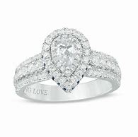 Image result for Vera Wang Pear Engagement Ring