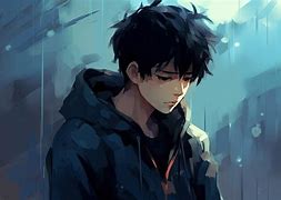 Image result for Depressed Animé Boy