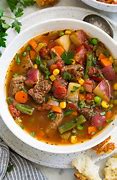 Image result for Beef Shank Vegetable Soup