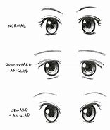 Image result for Anime Both Eyes Drawing