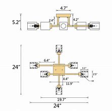 Image result for Slope Ceiling Sputnik Chandelier