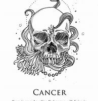 Image result for Cancer Zodiac Line Art