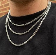 Image result for Mens Silver Chain