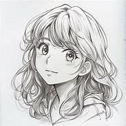 Image result for Cool Anime Girl Sketch