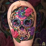 Image result for Sugar Skull Lovers Tattoos