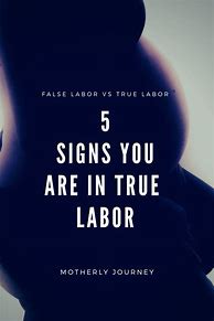 Image result for True Labor Signs