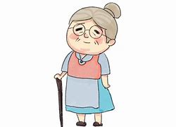 Image result for Greedy Old Lady Cartoon