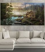 Image result for Rustic Cabin Metal Wall Art