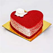 Image result for Red Velvet Cake Heart Shape