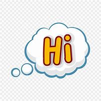 Image result for Hi Speech Bubble