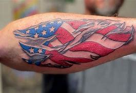 Image result for 2 Flag Tattoo