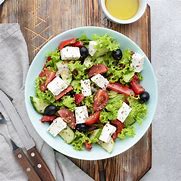 Image result for green salad with feta cheese