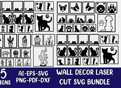 Image result for Laser-Cut Wall Decor SVG