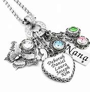 Image result for Mother's Birthstone Necklace