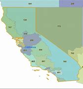 Image result for CA Area Code Map