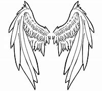 Image result for Broken Angel Wings Drawing