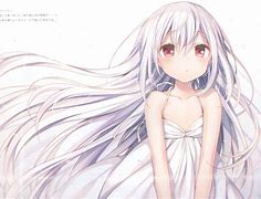 Image result for Aesthetic Anime Girl with White Hair