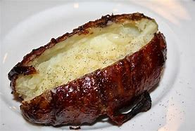 Image result for Bacon Wrapped Baked Potato