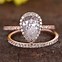 Image result for Pear-Shaped Green Diamond Ring