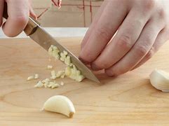 Image result for Chopping Garlic