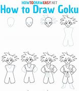 Image result for How to Draw Goku and Naruto