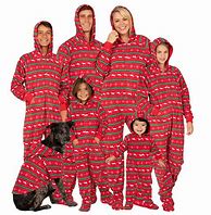 Image result for Christmas Footed Pajamas