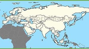 Image result for Blank Outline Map of Eurasia