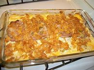 Image result for Pork Chop Potato Bake