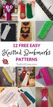 Image result for Knitted Bookmarks Free Patterns