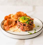 Image result for Beef Tartare with Butter and Toast