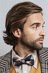 Image result for Mid Length Hair Men