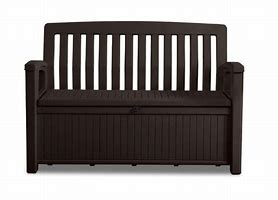 Image result for Plastic Storage Bench Outdoor