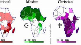 Image result for Religion Map of West Africa