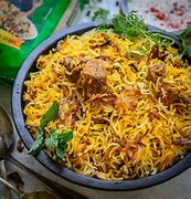 Image result for Hyderabadi Chicken Biryani Abcdef