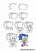 Image result for How to Draw Sonic in Steps