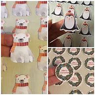 Image result for Christmas Envelope Stickers