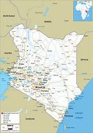 Image result for Kenya Road Map