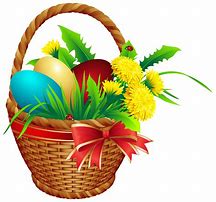 Image result for Happy Easter Flower Basket Clip Art