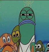 Image result for Spongebob Fish Smirk Meme