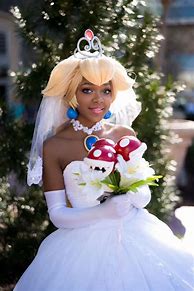 Image result for Princess Peach Wedding Dress