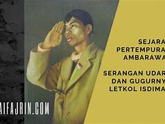 Image result for Jenderal Letkol Isdiman