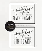 Image result for 7th Grade Sign