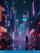 Image result for Busy Japanese Neon Street at Night