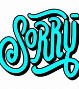 Image result for Sorry Cartoon Sticker