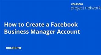 Image result for Create Business. Facebook Manager