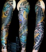 Image result for Koi Tattoo Full Sleeve