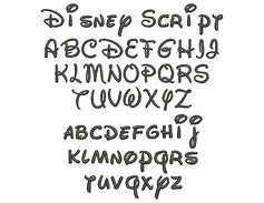 Image result for Disney Print Font