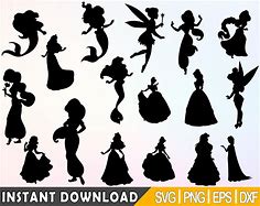 Image result for Disney Princess Silhouette SVG Free