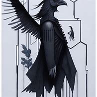 Image result for Raven Symbol Side Profile