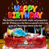 Image result for Happy Birthday Blessing Wishes